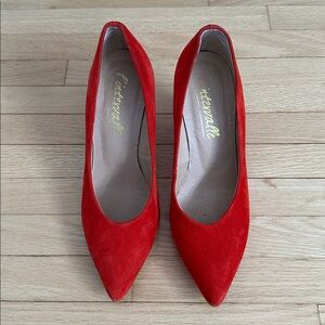 3 for $30 // L’intervalle red suede heels size 38